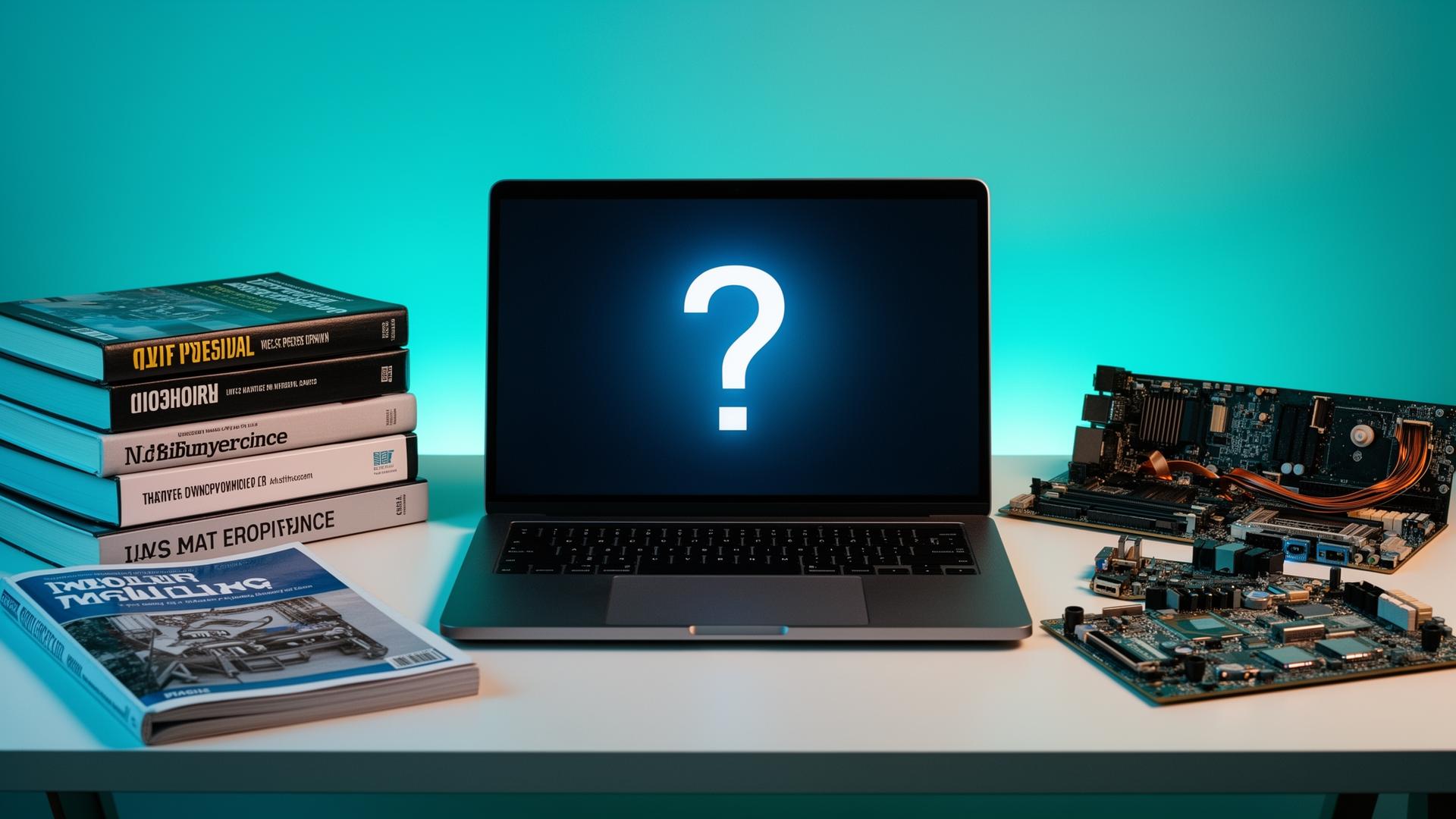 Computer repair knowledge base with technical manuals laptops and diagnostic reference materials