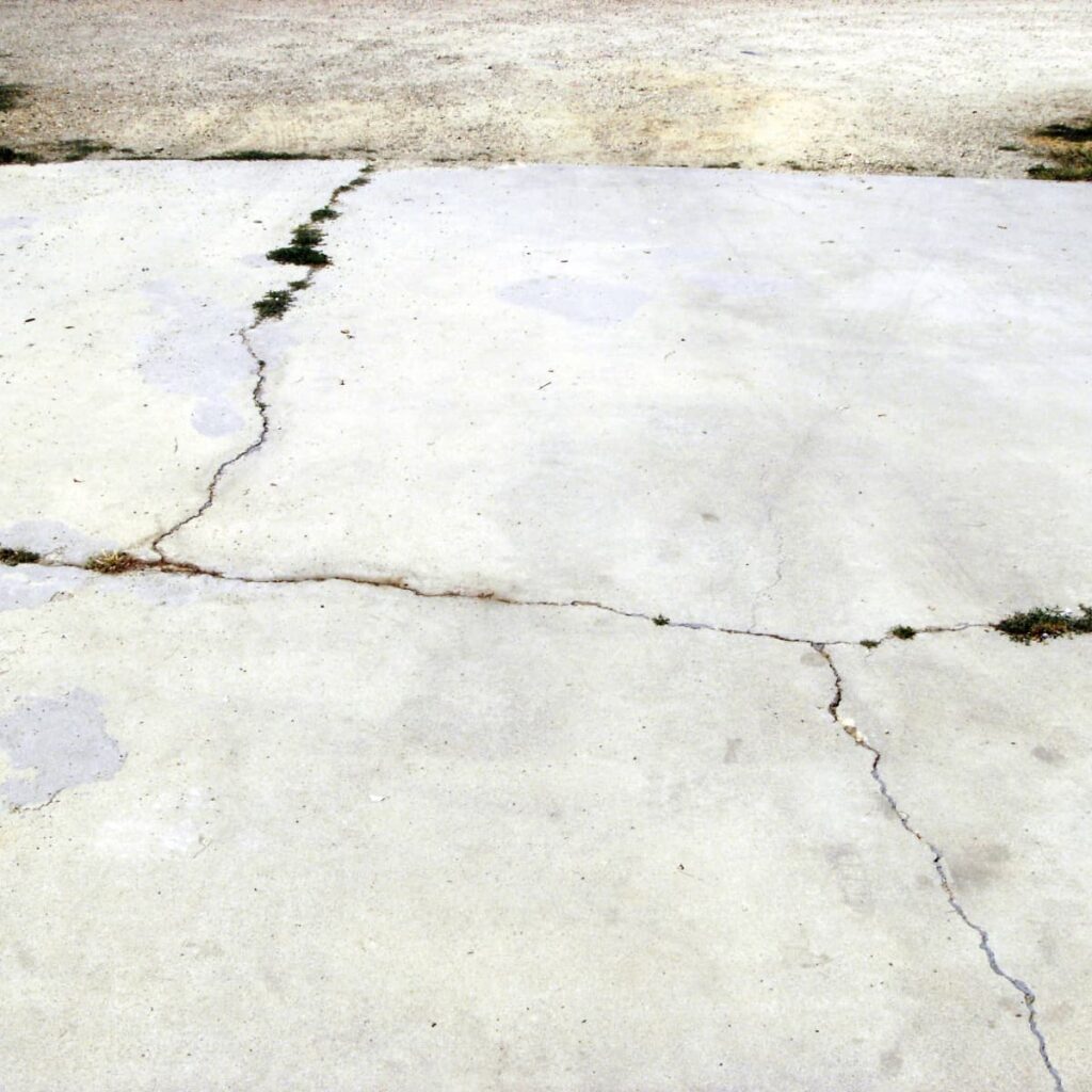 concrete driveway crack repair